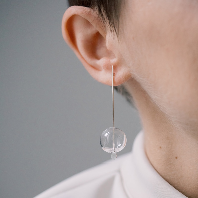 Silver Statement Interlocking Earrings