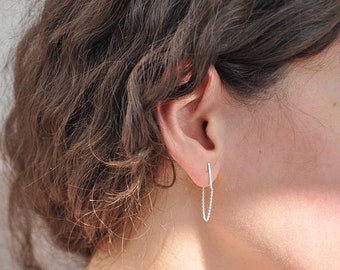 Ear cuff I Silver Lobe Cuff I Minimalist earring I Unique minimalistI Stud earring