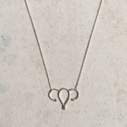 Pro Choice Necklace I Minimalist Silver Necklace I Feminist necklace