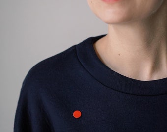 Minimalist pin| Red pin| Simple pin| Dot pin