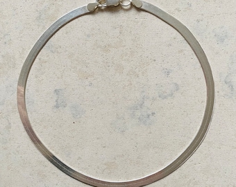 Girocollo delicato, girocollo semplice, girocollo a catena di serpente sterling I girocollo minimalista (1 pezzo)