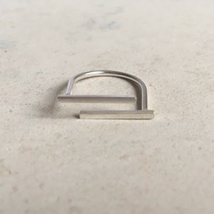 Minimalist ring, unique geometric ring
