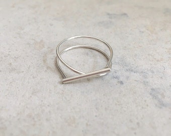 Statement ring I Sterling Silver ring I Minimalist ring I ''Find a way'' ring