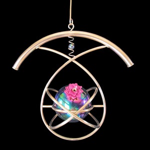 Hummingbird Feeder, Copper Hummingbird Feeder with Teardrop Design image 2