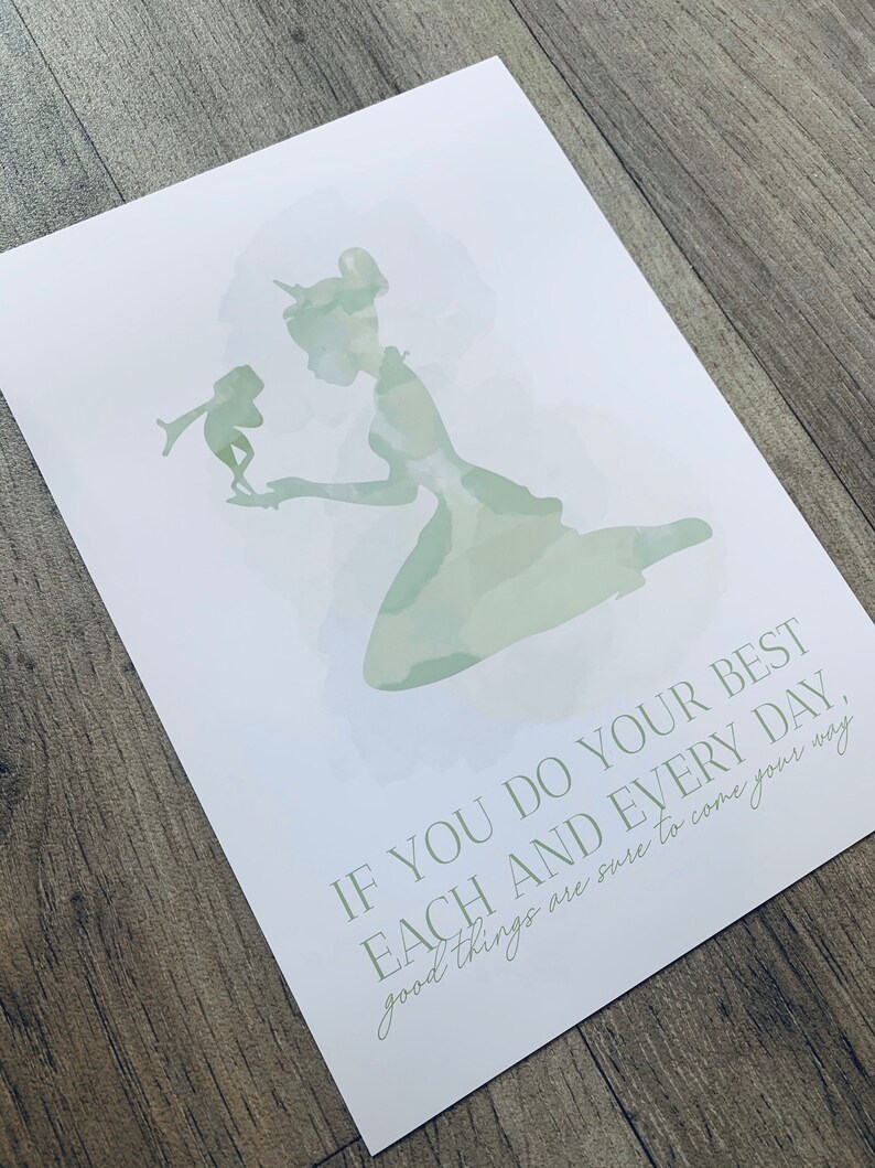 Disney quotes Disney wall art disney watercolor walt Etsy
