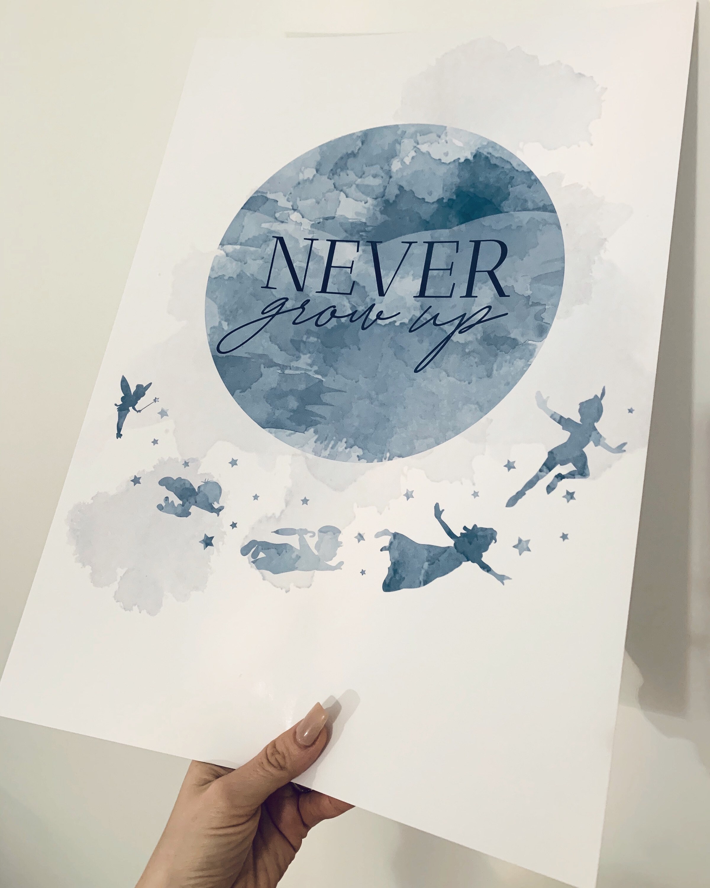 Disney quotes Disney wall art disney watercolor walt Etsy