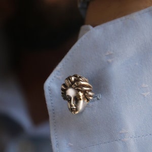 Sterling Silver Face Cufflinks, Gift For Him, Mens Jewelry, Best Gift ideas, Gift For Him image 2