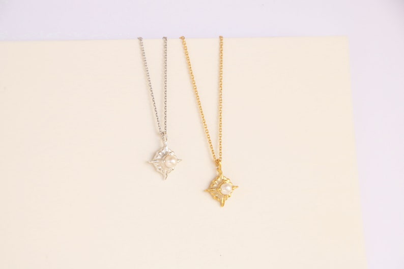 Pearl star necklace Clearance