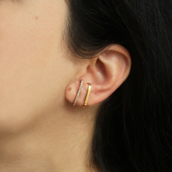 Minimalist bar deals earrings