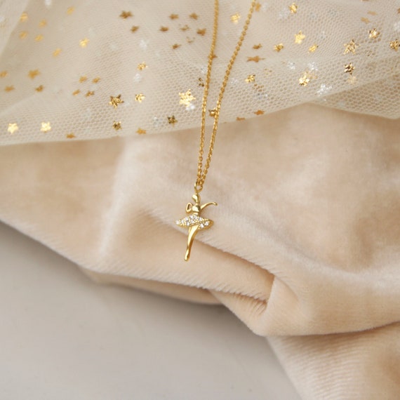 Ballet gold necklace Ballet gold necklace