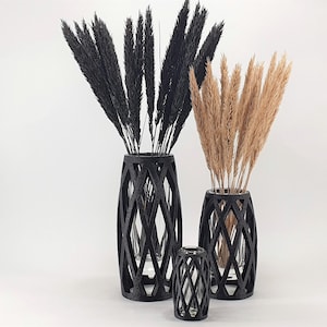 Gothic Black Vase: Modern Minimalist Home Decor, Propagation Station