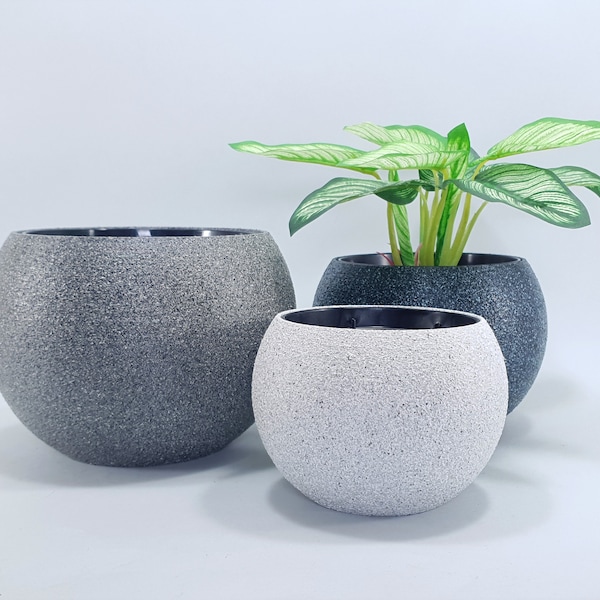 Large Sphere Planter Etsy