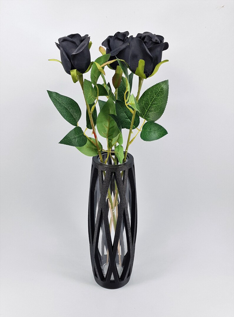 large black vase decor