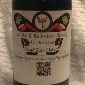 16oz All-in-One Feast Size: Natural Pure Oil Blend for Hair, Body & Face