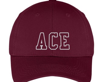 Lambda Theta Alpha Embroidered  Burgundy Position Hat
