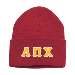 Lambda Pi Chi Embroidered Beanie