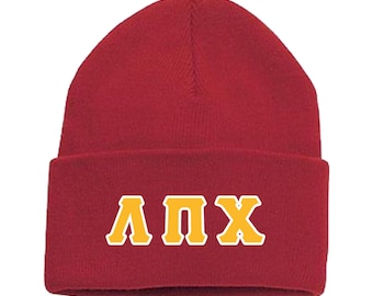 Lambda Pi Chi Embroidered Beanie