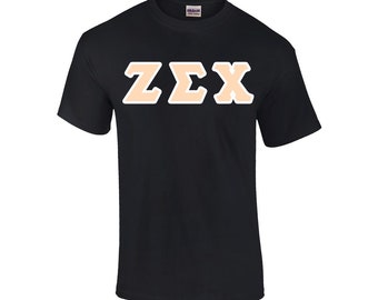 Camiseta bordada Zeta Sigma Chi