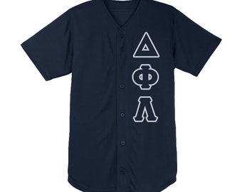 Delta Phi Lambda Embroidered Baseball Jersey