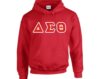 Delta Sigma Theta Embroidered  Hoodie