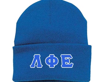 Lambda Phi Epsilon Embroidered Beanie
