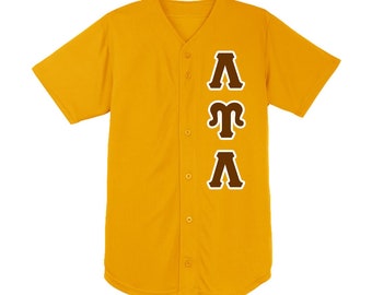 Lambda Upsilon Lambda Embroidered Baseball Jersey