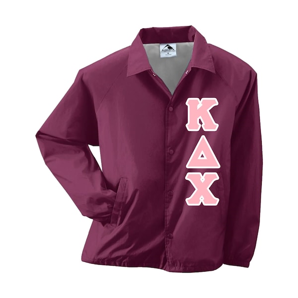 Kappa Delta Chi Embroidered Coach Line Jacket