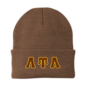 Lambda Upsilon Lambda Embroidered Beanie
