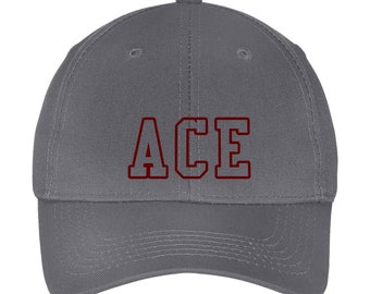 Lambda Theta Alpha Embroidered Gray Position Hat