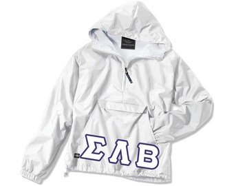 Sigma Lambda Beta Embroidered Pullover Jacket