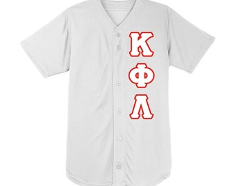 Kappa Phi Lambda Embroidered Baseball Jersey