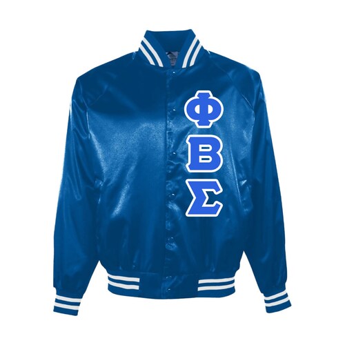 Phi Beta Sigma Embroidered Satin Jacket