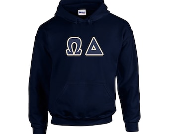 Omega Delta Embroidered  Hoodie