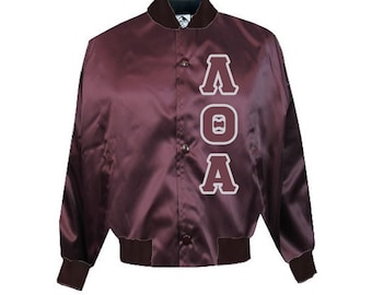 Lambda Theta Alpha Embroidered Satin Jacket