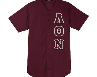 Lambda Theta Nu Embroidered Baseball Jersey