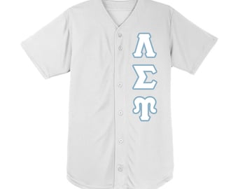 Lambda Sigma Upsilon Embroidered Baseball Jersey