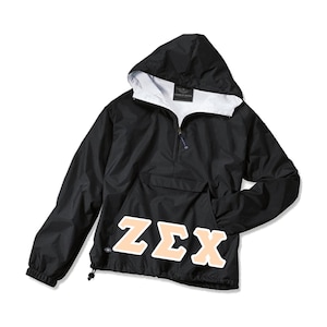 Zeta Sigma Chi Embroidered Pullover Jacket
