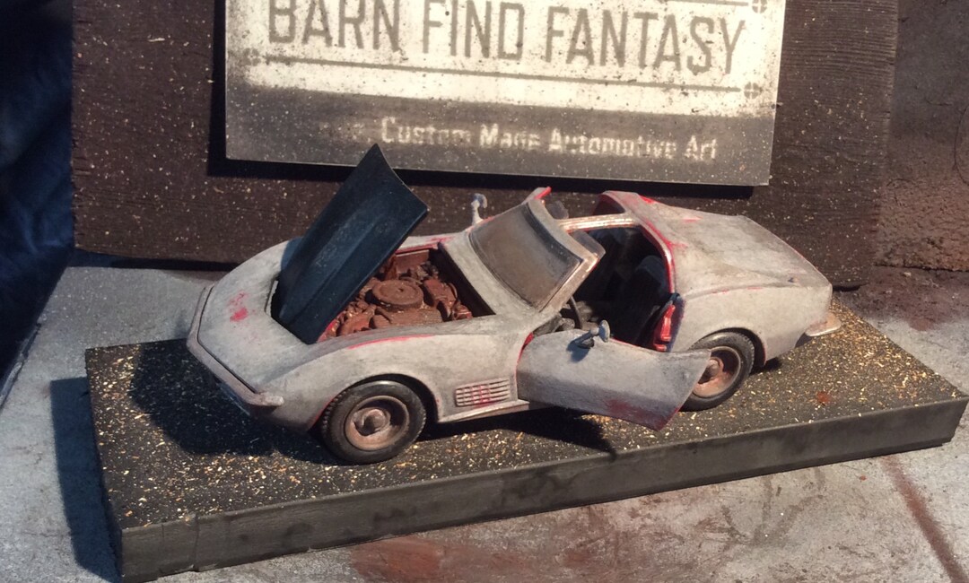 Barn Find 1970 Corvette Model Custom Made Restoration - Etsy