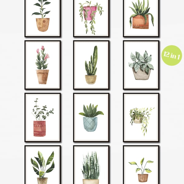 Plant Print Etsy