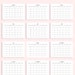 Printable Monthly Calendar Landscape, Minimalist Calendar Template ...