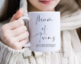 Twin Mum Mug - Twin Mum Gift - Mothers Day Gift - Twin Mom - Twins - Maternity Leave Gift - Mum to Twins - Mum To Be - Gift for Mum