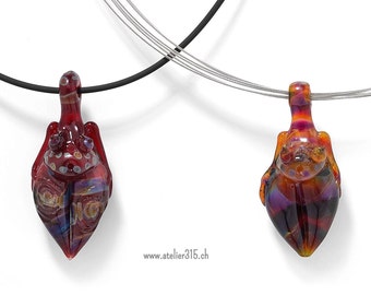 GLASS VENUS NECKLACE, Woman Figure Pendant, Figurine Jewellery, Fertility Necklace, Antique Talisman Mother Figure Pendant Necklace