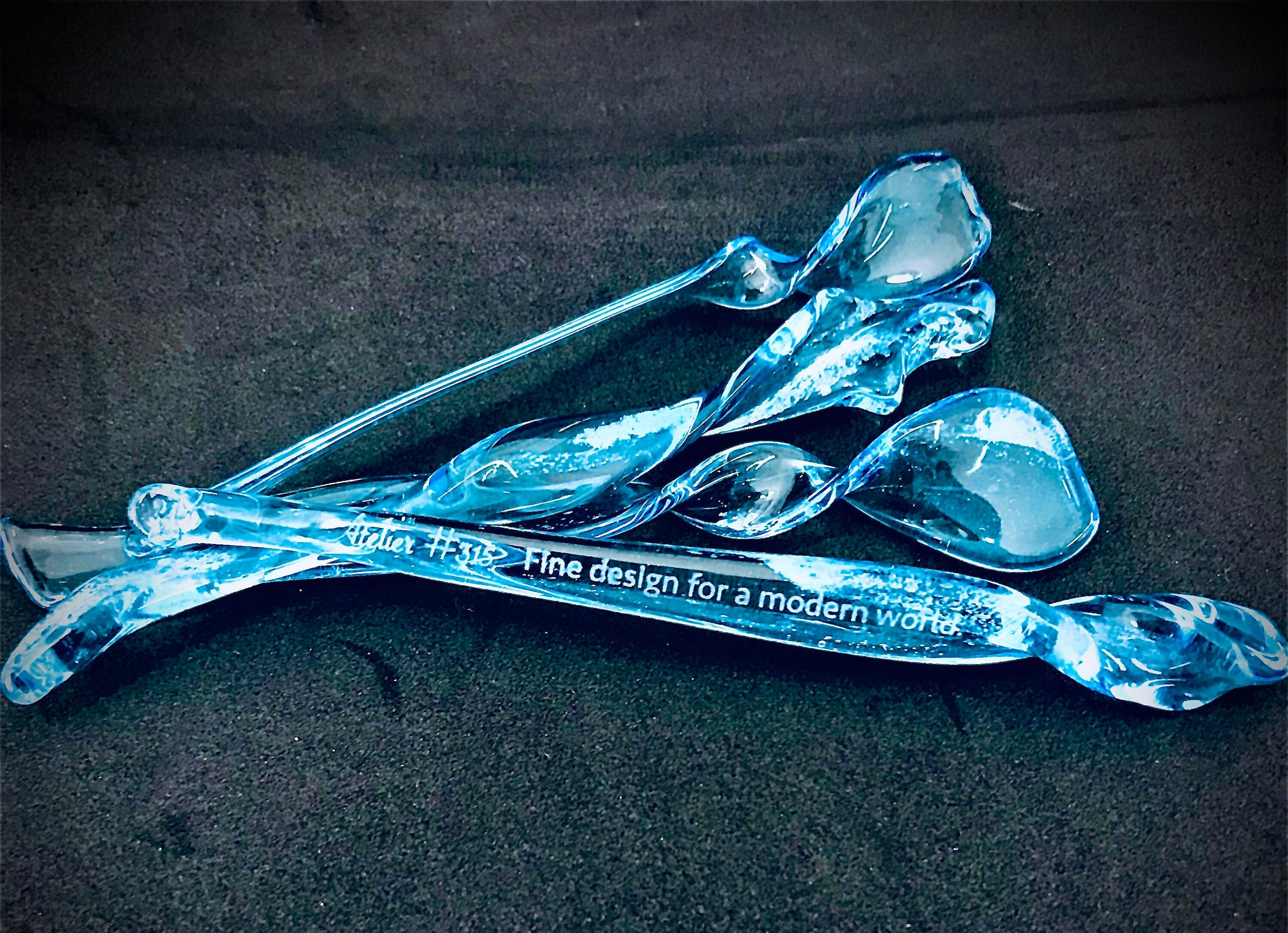 GLASS DRINK STIRRERS, Reusable Stirrers, Handmade Stirrers, Trendy