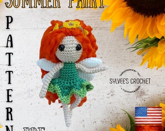 Summer fairy crochet pattern