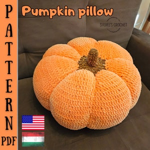 Pumpkin pillow crochet pattern