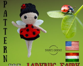 Ladybug fairy crochet pattern