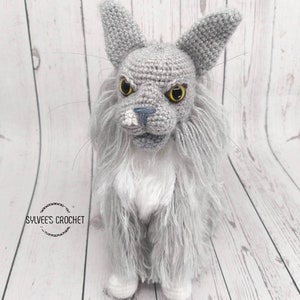 Maine coon cat crochet pattern image 4