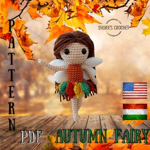 Autumn fairy crochet pattern