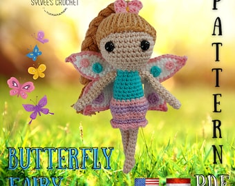 Butterfly fairy crochet pattern