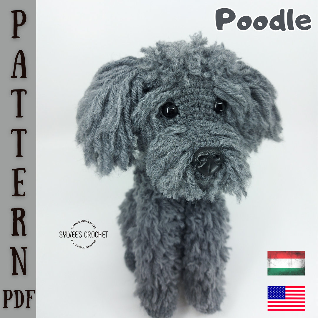 30 Poodle Crochet Patterns to Stitch Adorable Dogs, Toys, and Textured Amigurumi 27 Poodle Crochet Pattern